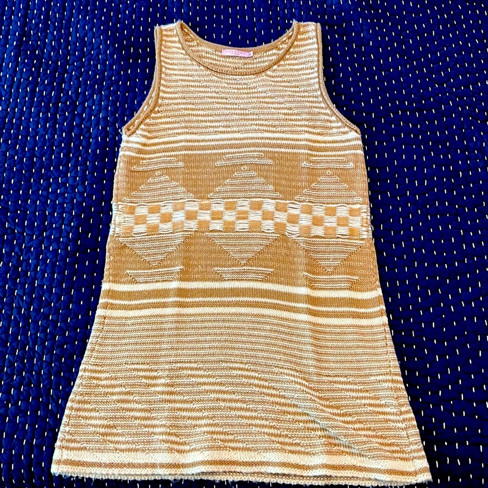 Calypso alpaca sleeveless sweater dress